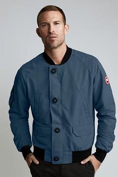 Chamarras Canada Goose Hombre Outlet - Faber Chaqueta De Bombardero Azules PI7450398